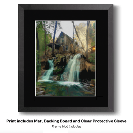 Settler's Historic Cabin at Twin Falls art print